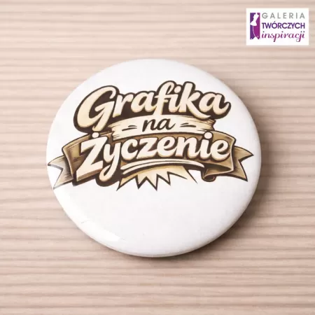 Przypinka personalizowana - 56 mm